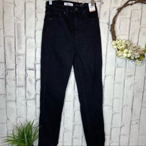 NEW YMI black highrise ankle dream jeans Sz 5/27
